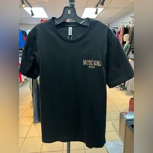 MOSCHINO Swim black T-shirt size small new with tags!